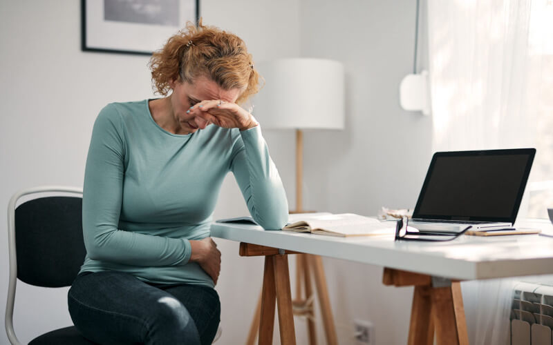 Stressed Woman Stressed Woman